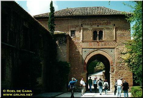 The Alhambra - It was fun just walking around the walls waiting our turn to get in. 