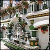 Richard was very taken with the green and white tile in Competa's main plaza