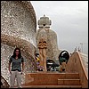 Running around on the roof is the best part of the Pedrera tour!