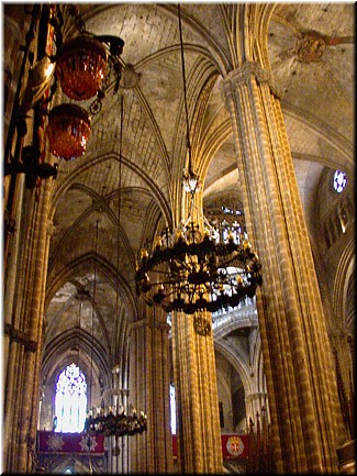 Inside the old cathedral. You couldn't help whispering.