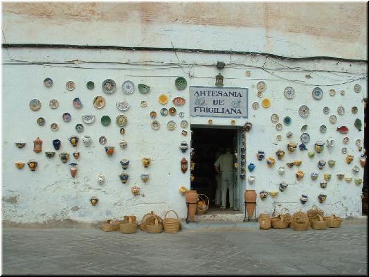 Current incarnation of castle/factory - a shop for locally made decorative tile