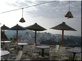 El Balcon de Frigiliana - outdoor restaurant (located just above the old village, and just below our villa)