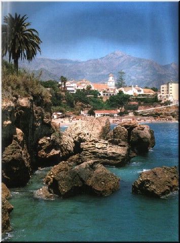 The lovely seaside town of Nerja