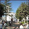 The church plaza in Nerja