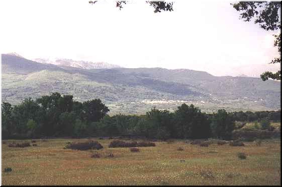 Driving to Seville - about 6 hours - landscape varied from high plains to mountains