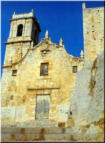 And, of course, at the highest point inside the walls, the historic church. Closed for renovations when we were there.