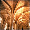 The library ceiling. Interesting to compare this to the columns in Gaudi's modernista Sagrada Familia Cathedral.